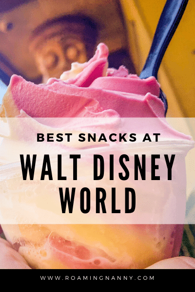 With so many delicious snacks at Walt Disney World, you probably won't have time to eat them all. Here are the BEST Disney snacks at WDW. #waltdisneyworld #wdw #disneysnacks #disney #disneyworld