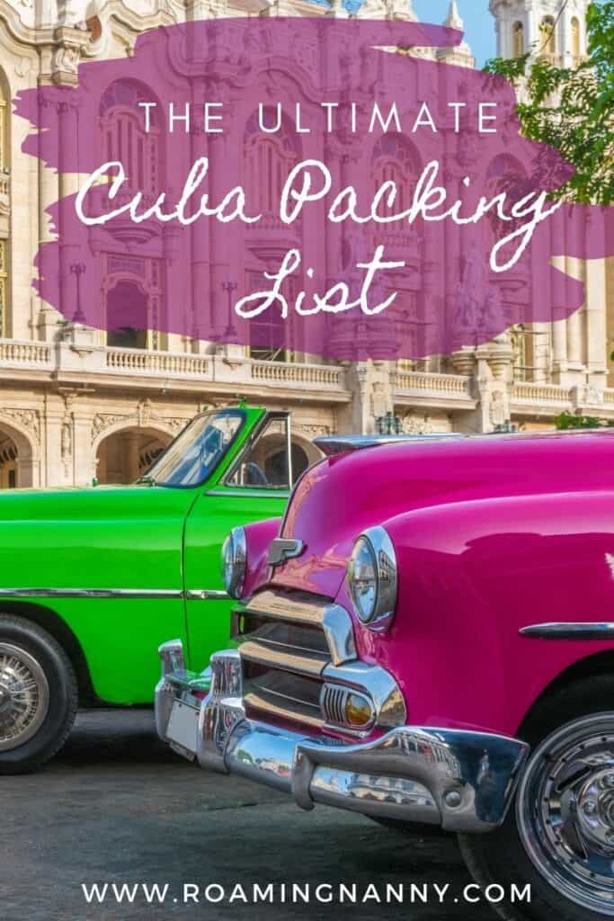 Everything you need to bring with you to Cuba - The Ultimate Cuba Packing List
