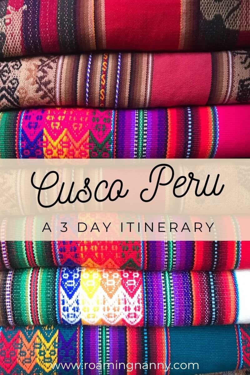  Cusco, Peru is full of history, delicious food, and plenty of adventure. This 3 day itinerary is the perfect jumping off point for exploring the Sacred Valley and Machu Picchu. #cusco #peru #cuscoperu #visitperu 
