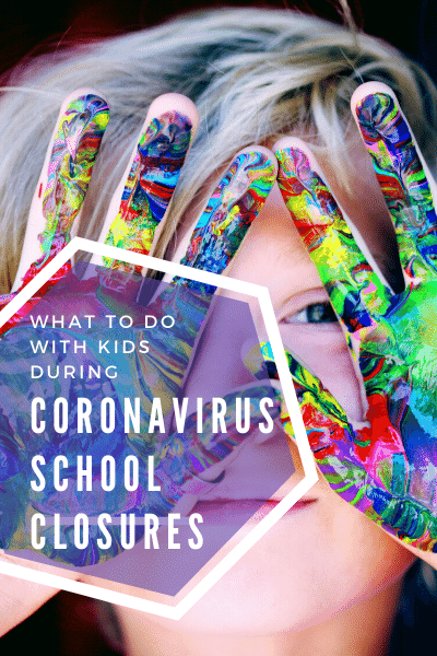 School Closures do to Coronavirus are going to impact the daily lives of families everywhere. Here are some things do to with kids to help keep them happy and learning.