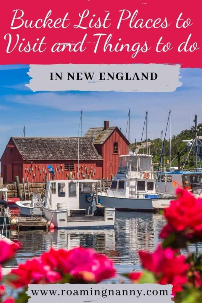 While it may be tiny trust me when I say there are plenty of bucket list places to visit and things to do in New England.